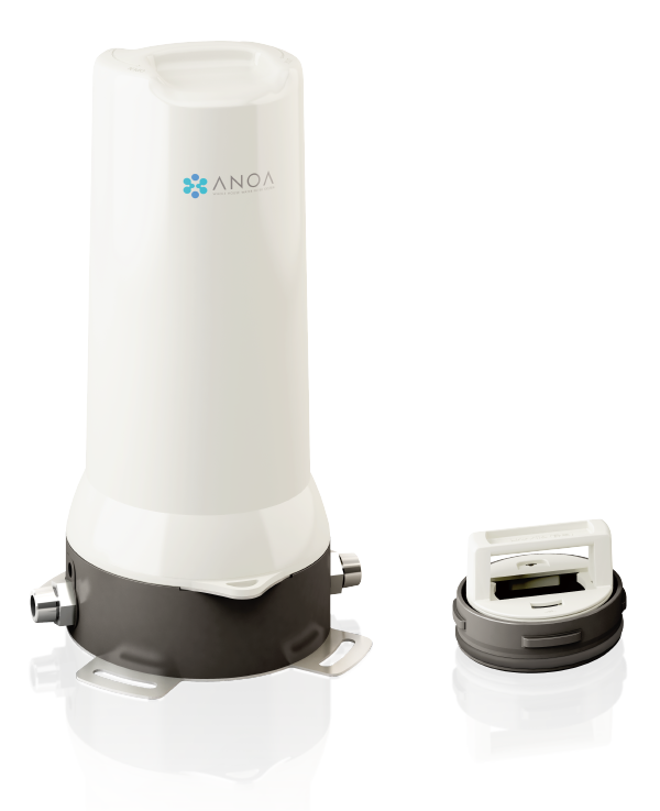 浄水器アノアのカートリッジ交換、お住まいの環境によっては早めの交換