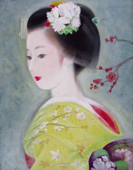 中尾淳 舞妓（日本画6F）