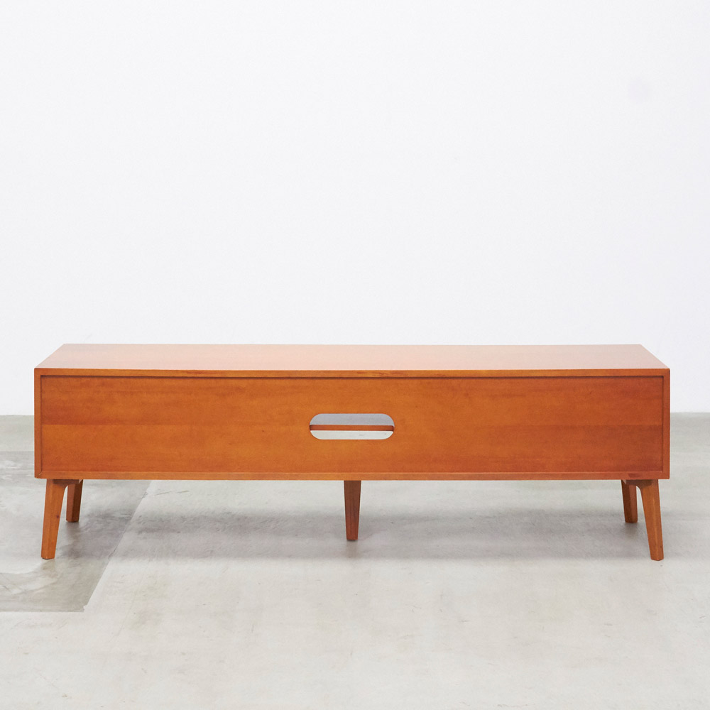 テレビ台 幅150高さ46cm 【北欧ヴィンテージ風Vカットデザインシリーズ