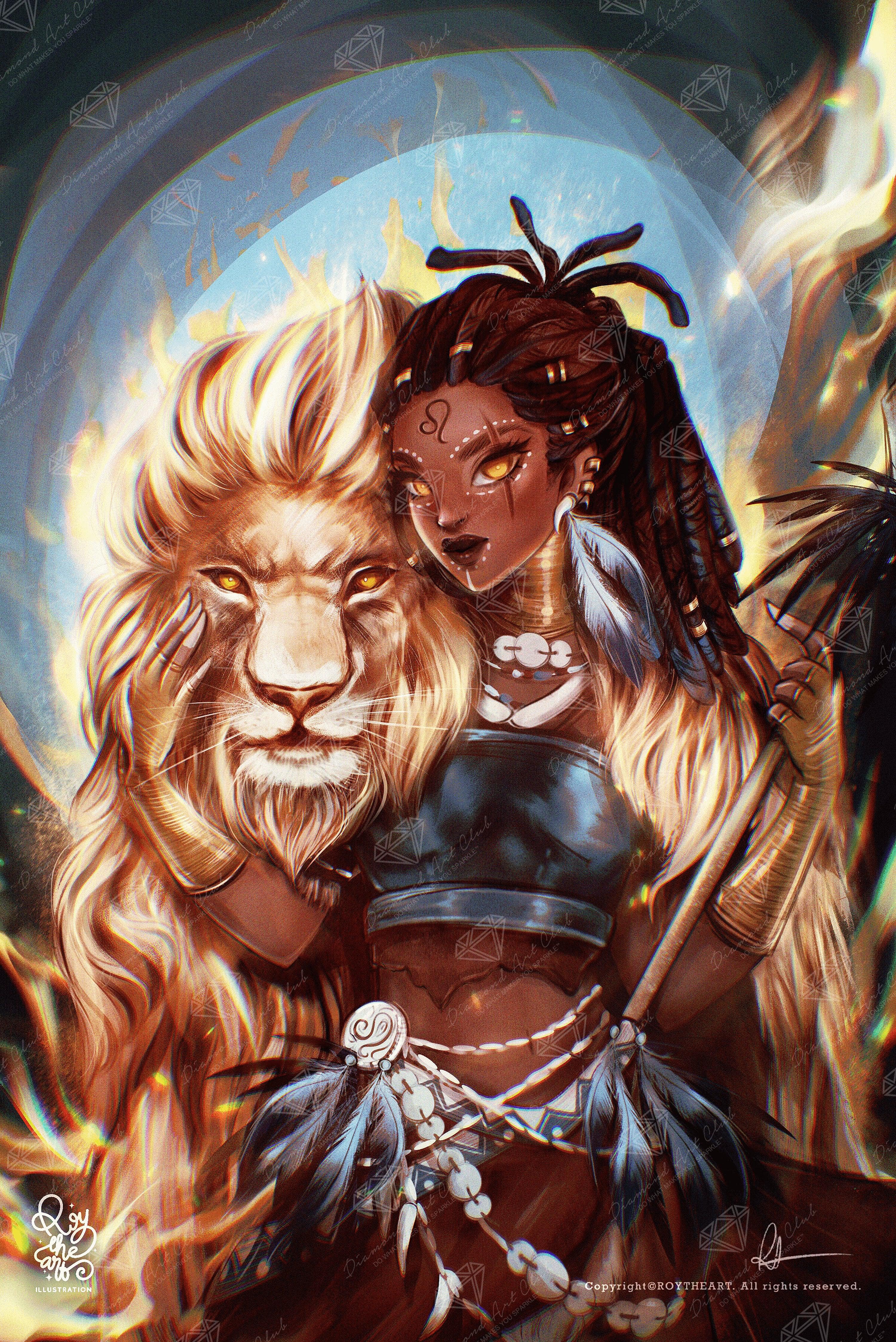 Leo Warrior – Diamond Art Club