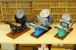 活版印刷機、機材の販売