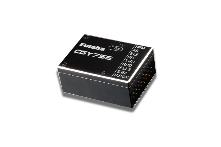 RCヘリフライヤー必見！Futaba新型ヘリ用3軸ジャイロ「CGY755」登場