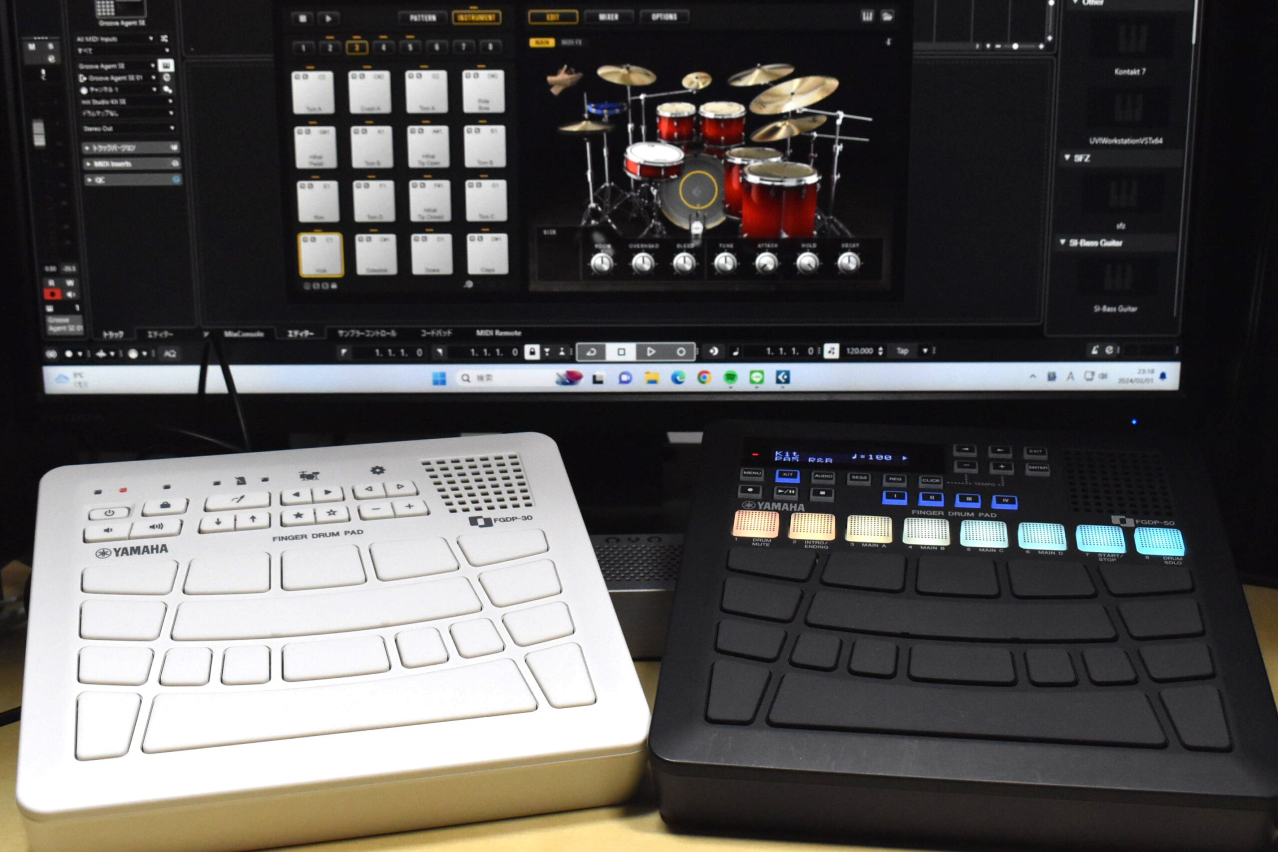 ヤマハのフィンガードラムパッドFGDP-50/FGDP-30を試してみたらDAWとの