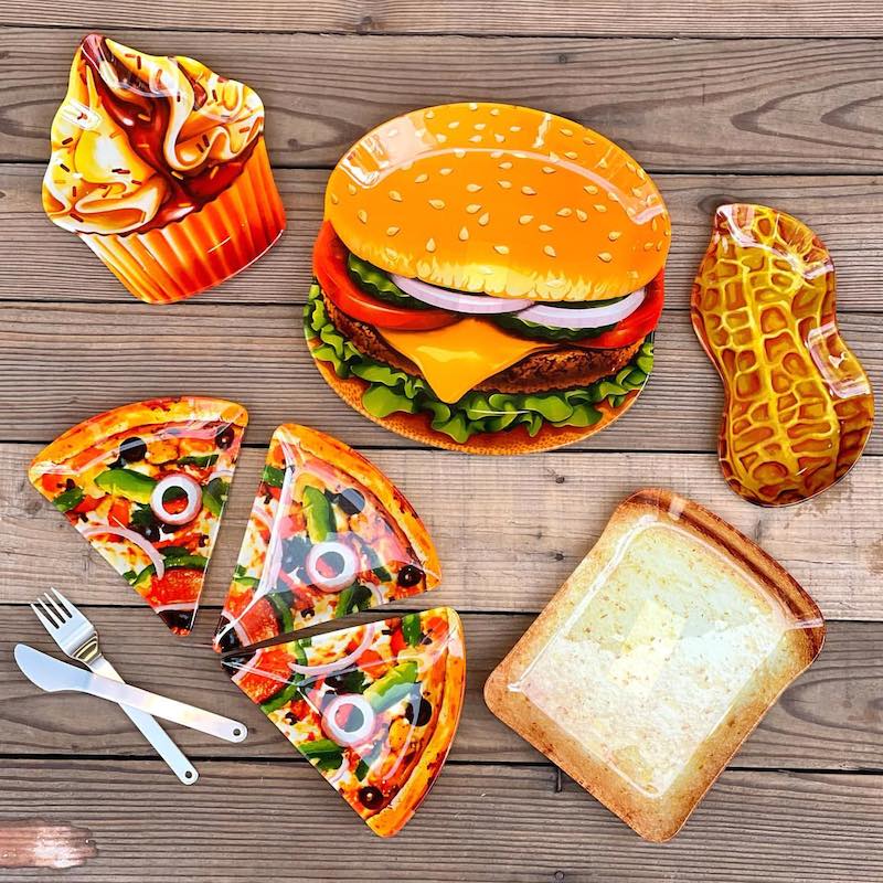 DULTON ONLINE SHOP | GLASS FARMER PLATE HAMBURGER(HAMBURGER