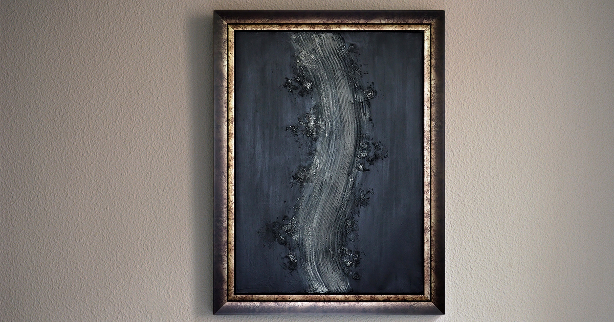 額装事例紹介：油彩画作品 – 額縁専門店ないとう