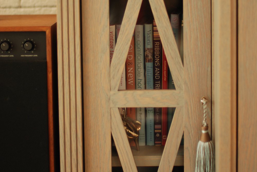 マントルピースのようなテレビボードのオーダー｜tanned oak｜注文家具