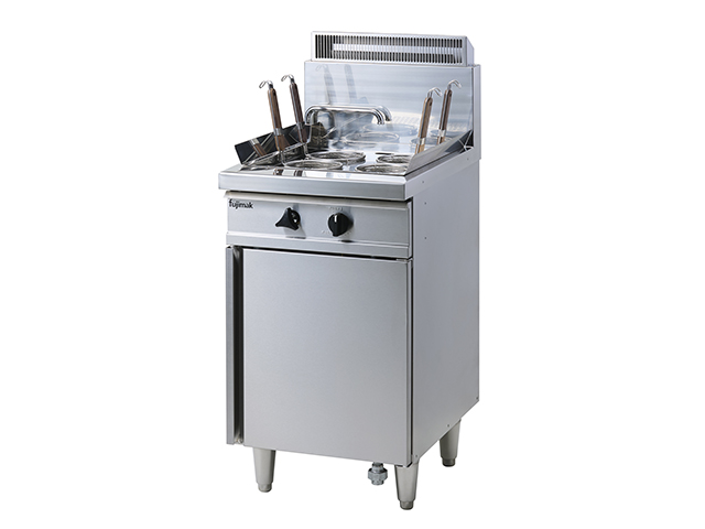 ゆで麺器（ガス・電気）｜テボ仕様、バスケット仕様、スタンドタイプ