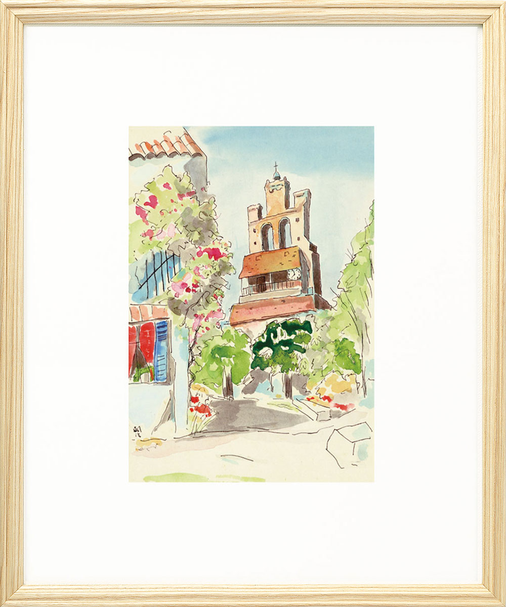 受注制作】婦人之友アートセレクション 高精彩複製画 藤田嗣治「南