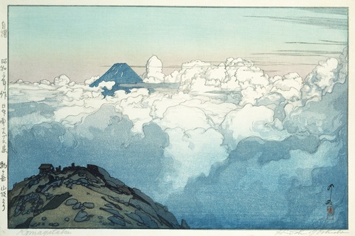 駒ケ岳山頂より（「日本南アルプス集」より） | 吉田博 | 収蔵品詳細