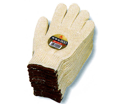 純綿軍手（ゴム入） 作業用手袋、安全シューズ、レインスーツ製造