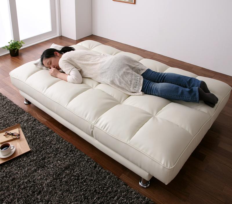 3スタイルレザーソファベッドを安く購入するなら：【ふかふか布団】