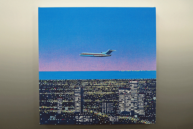 直筆サイン入り】canvas giclee Ver.3：【NITEFLYTE】（永井博