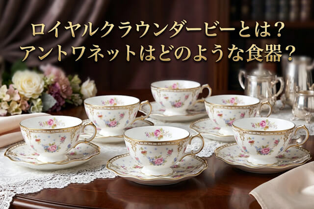 ロイヤルクラウンダービーとは？アントワネットはどのような食器