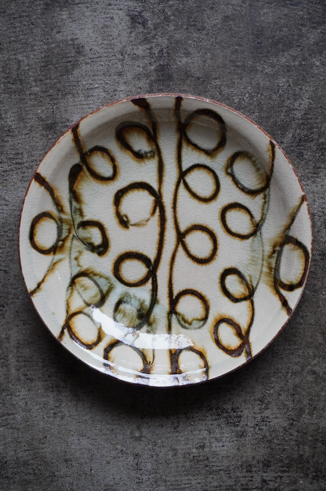 前野直史 スリップウェア くるくる