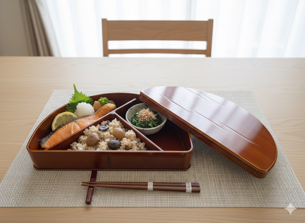 飛騨高山 春慶塗】半月 幕の内弁当 商品詳細｜飛騨春慶塗本舗 福壽漆器