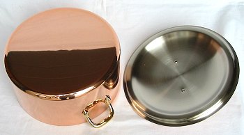 Mauviel モービルカパーイノックス半寸胴鍋の通販-フクジネット