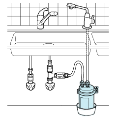 KITZ ステンレス・家庭用Ⅰ形浄水器 オアシックス｜[fusion]ステンレス