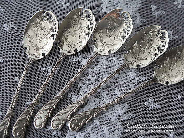 ヒルデスハイムの薔薇デザートスプーン、ティースプーンコー匕ースプーン