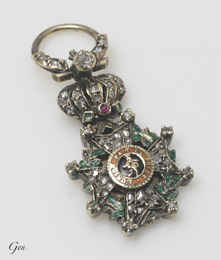 王冠 プチ勲章（替賞） ベルギー王室 アンティークジュエリー