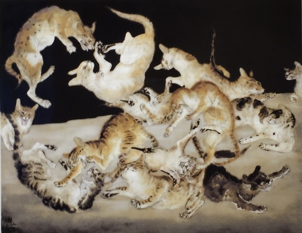 藤田嗣治『猫』 - ギャラリーシーズ