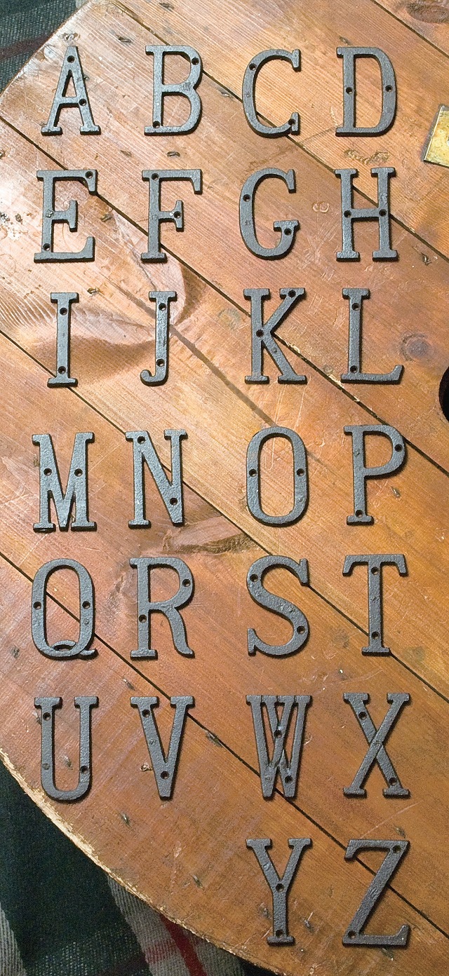 アイアンアルファベットの通販・販売 － 木製雑貨の専門店F-RAISE
