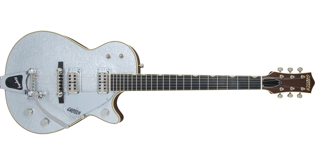 Solid Body :: G6129T-59 Vintage Select '59 Silver Jet™ with Bigsby