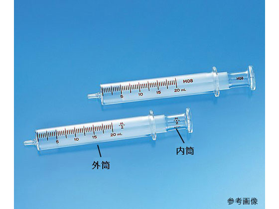 トップ 硝子注射筒 ルアー・ガラス先 外筒 10mL 00208 通販