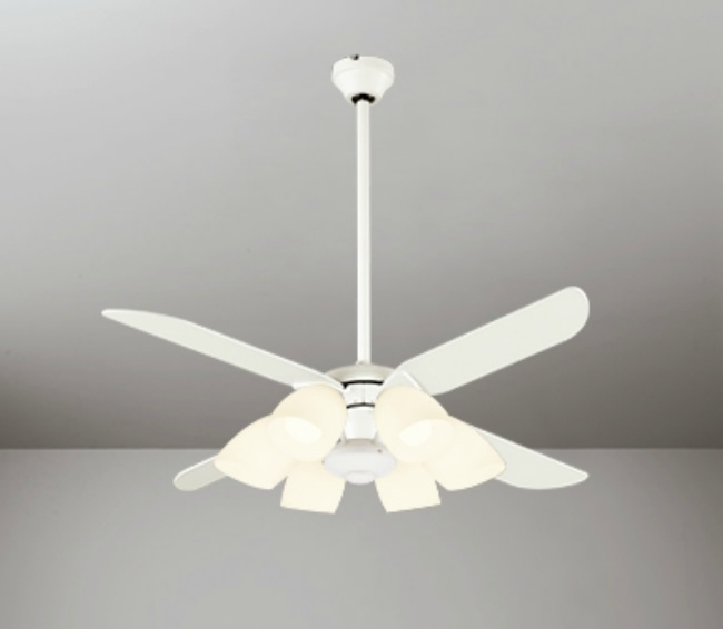 高演色LED [R15] オーデリック製シーリングファンライト【ODB482