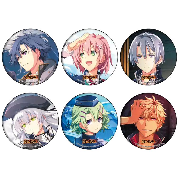 閃の軌跡」缶バッジ（全6種） | 日本ファルコム 公式サイト