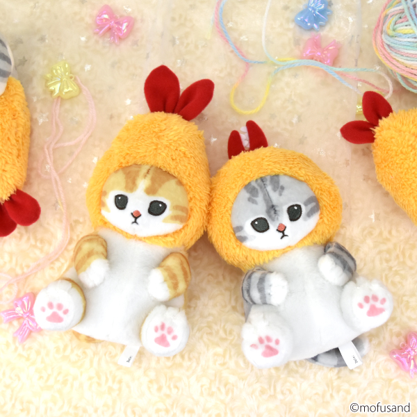 SNSやLINEスタンプで大人気の『mofusand』よりえびにゃんのプライズが
