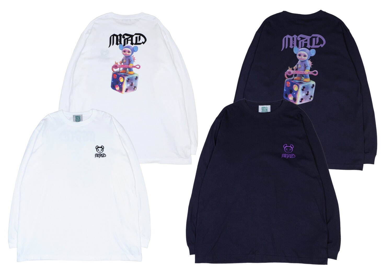 ミルクボーイ×マダラニンゲン、“不思議な生き物”の総柄フーディや