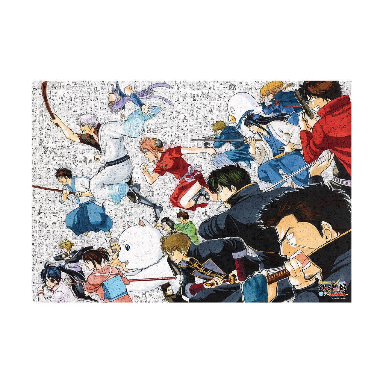 漫画「銀魂」の展覧会が大阪・なんばパークスで、250枚以上の原画