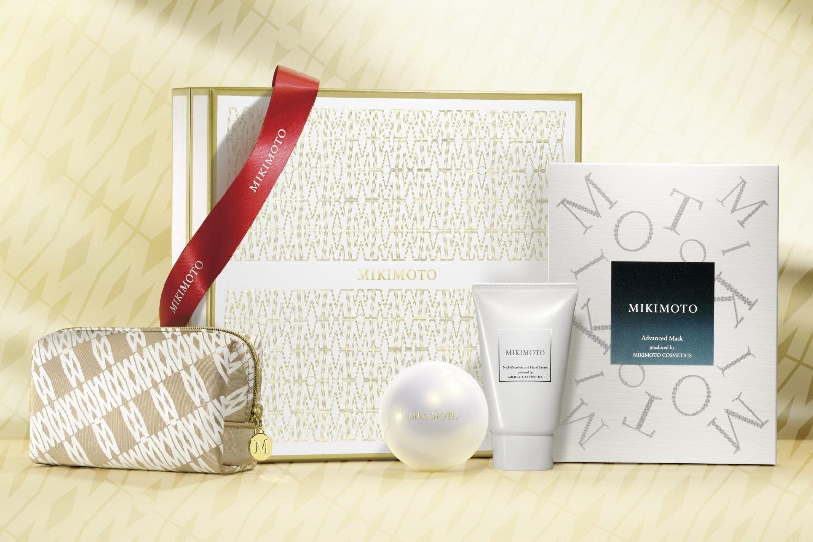 ミキモト25年クリスマスコフレ“真珠の輝き”へ導く美容液やクリームの