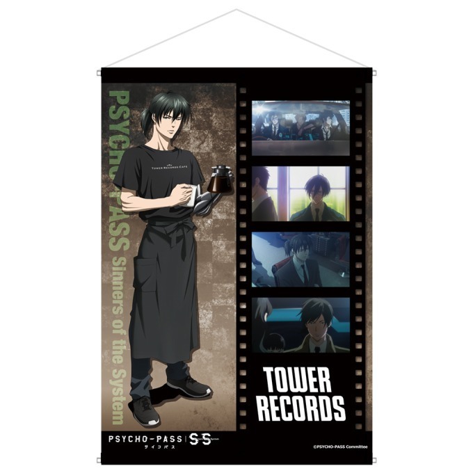 PSYCHO-PASS サイコパス×タワレコカフェ、宜野座伸元を店長に見立てた