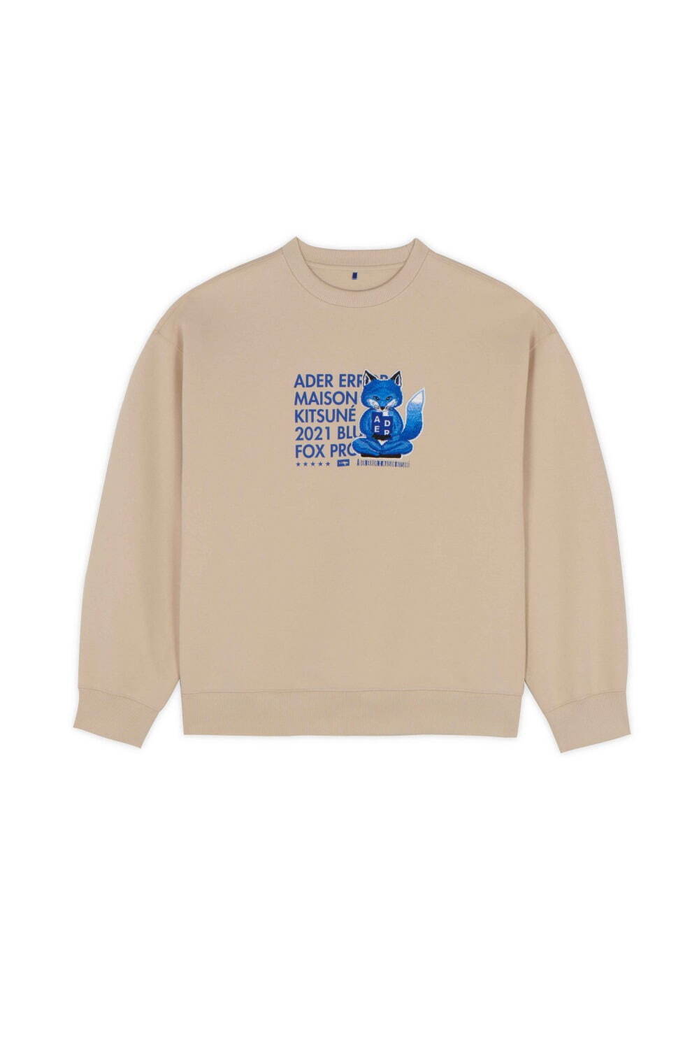 メゾン キツネ、くつろぐ「ブルーフォックス」のフーディ＆Tシャツ