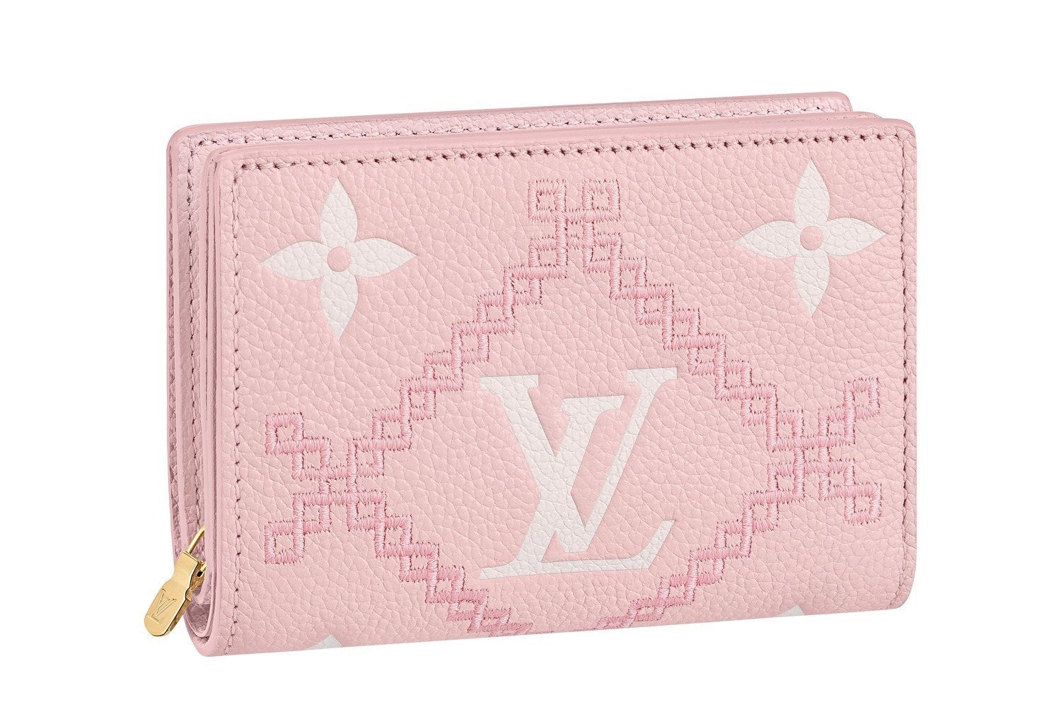 ルイ・ヴィトンの22年春レディース財布、カラーブロックの「カプシーヌ