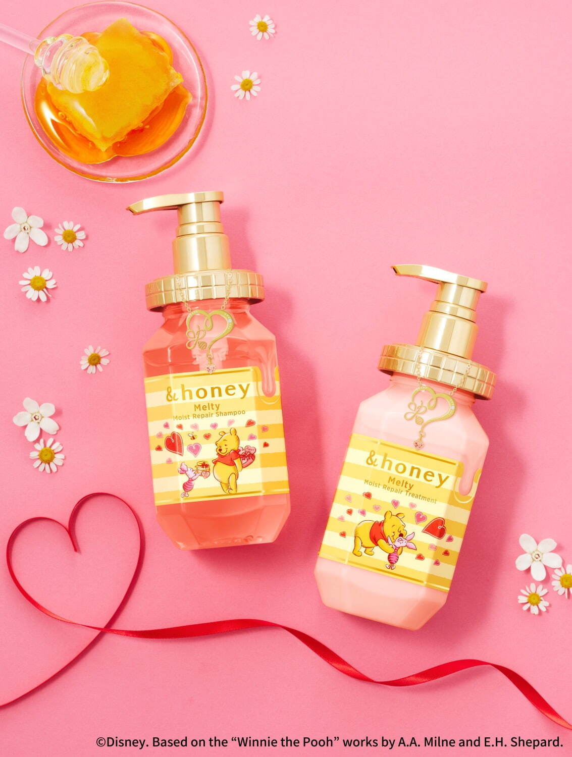 アンドハニー「プーさん限定デザイン」のヘアケア、メルティ