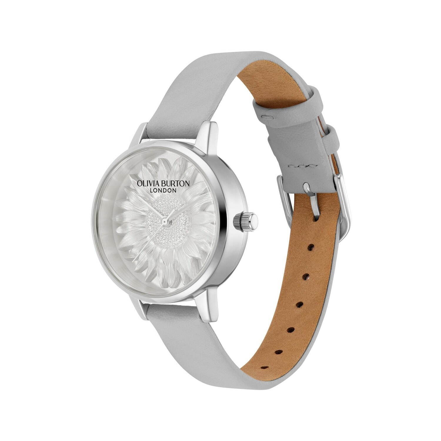 オリビア・バートンのウィメンズ腕時計、立体的な“花”のモチーフ入り