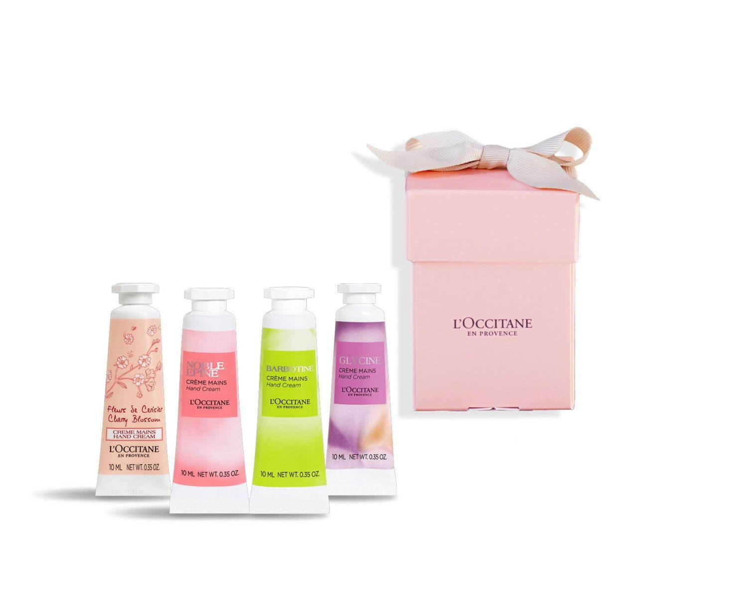 ロクシタン25年春“花＆ハーブ香る”ハンドクリームギフト、トワル・ド