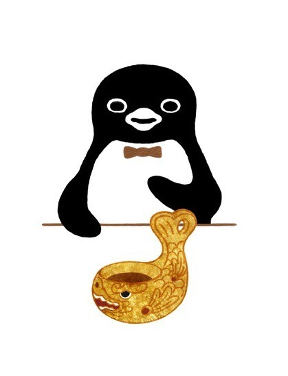 Suicaのペンギン”作者・坂崎千春の版画展「ペンギン喫茶」ジェイアール