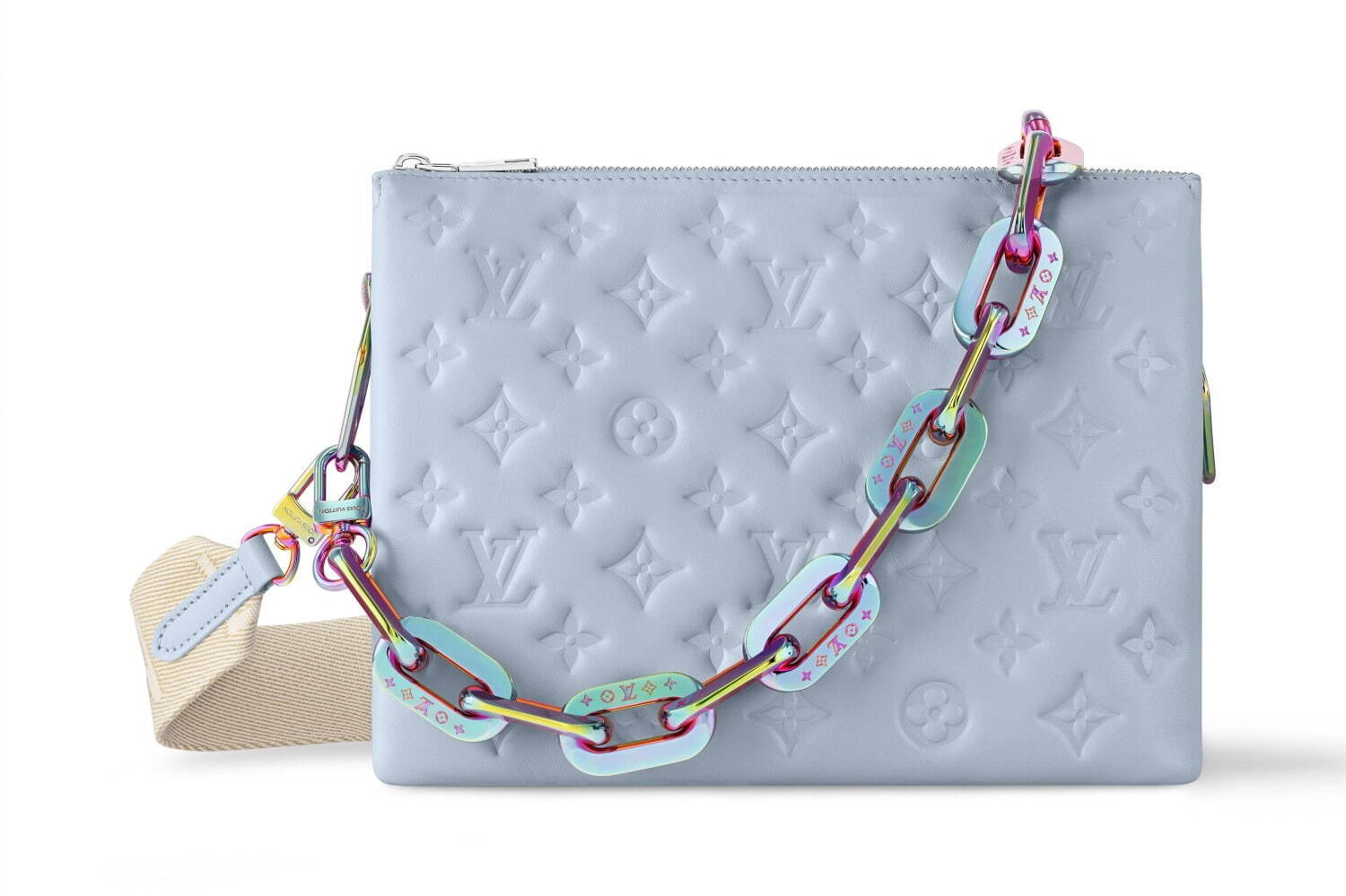 ルイ・ヴィトン“クッション”着想バッグ「クッサン」新作、虹色に輝く