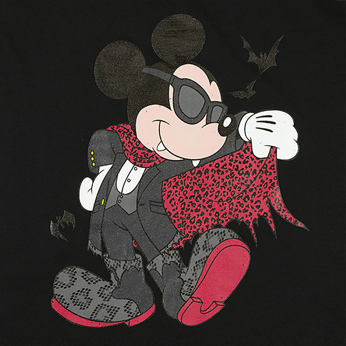 ヴァンパイアミッキー」のハロウィン限定Tシャツがロエンより、ヒョウ