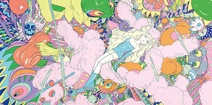 天野喜孝による「CANDY GIRL」、ディスコード ヨウジヤマモトや