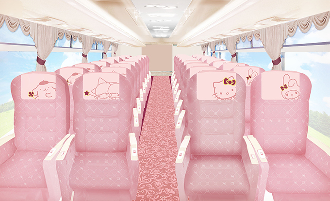 空港連絡バス「サンリオピューロランド号」ハローキティの案内放送