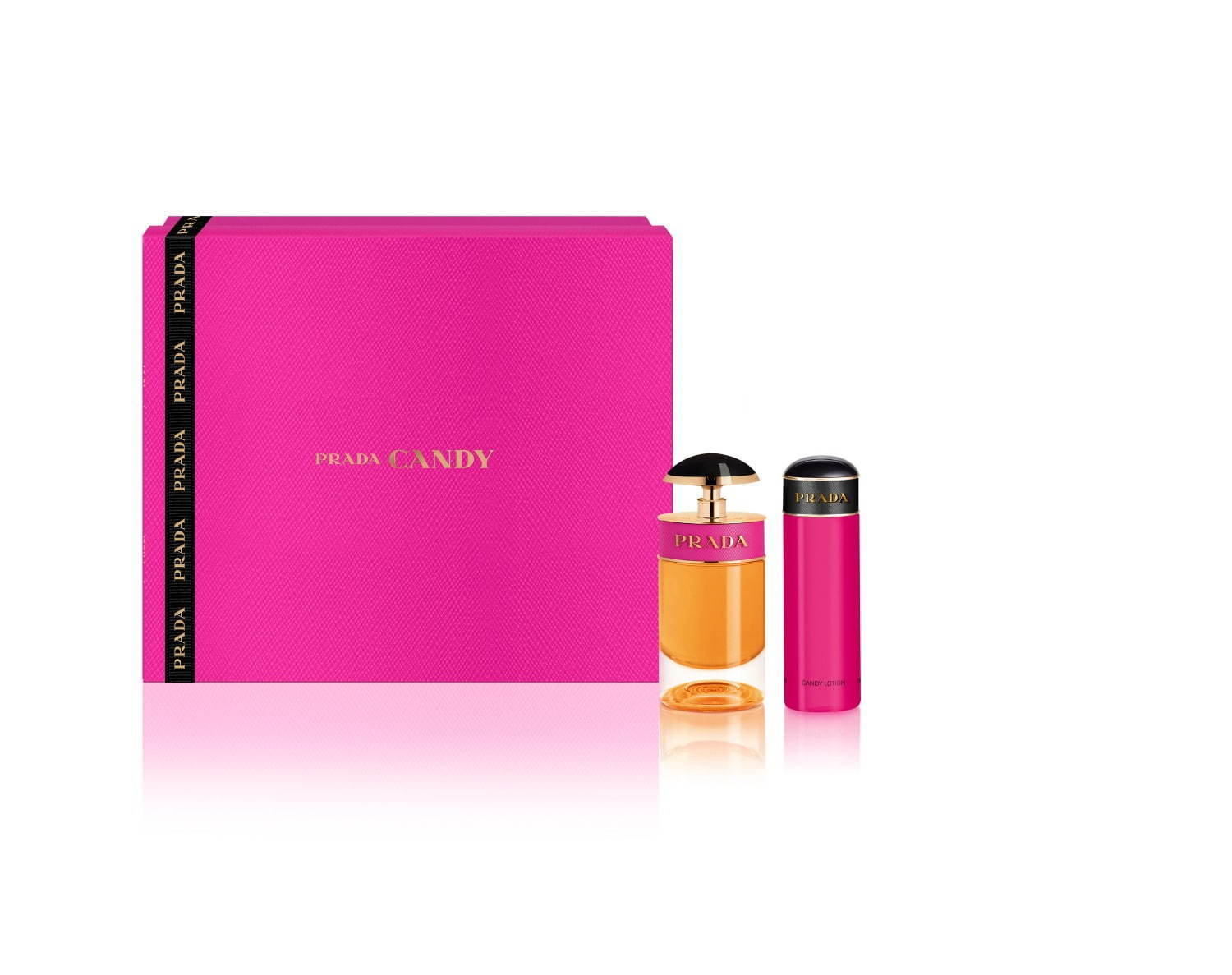プラダ人気フレグランスの19年クリスマスコフレ、甘いキャラメル香る