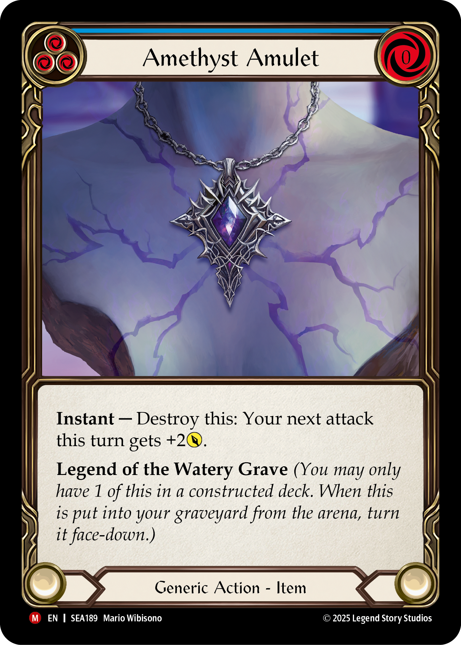 Amethyst Amulet - High Seas - Flesh & Blood TCG - FaB Foundry
