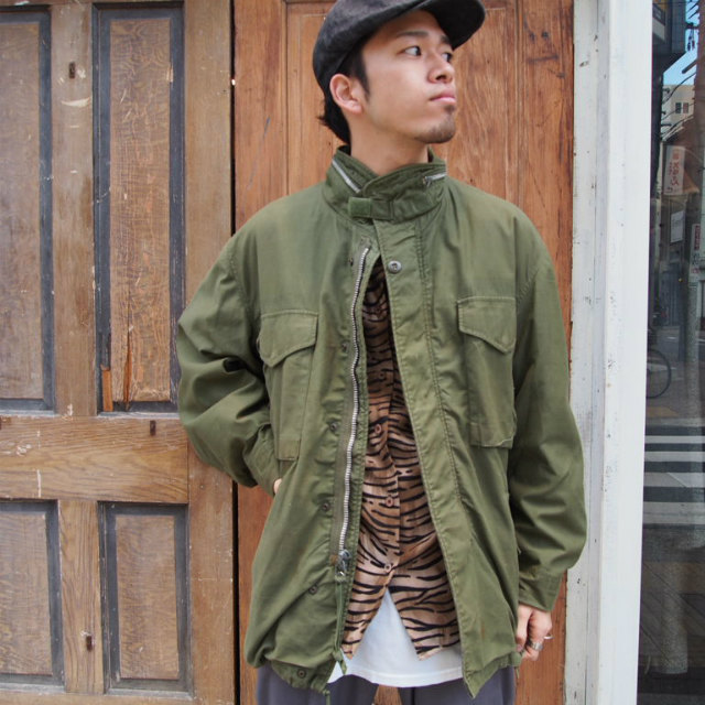 ハラちゃんの知らない世界 19 ☆M-65 1st☆トラ柄シャツ☆スエード