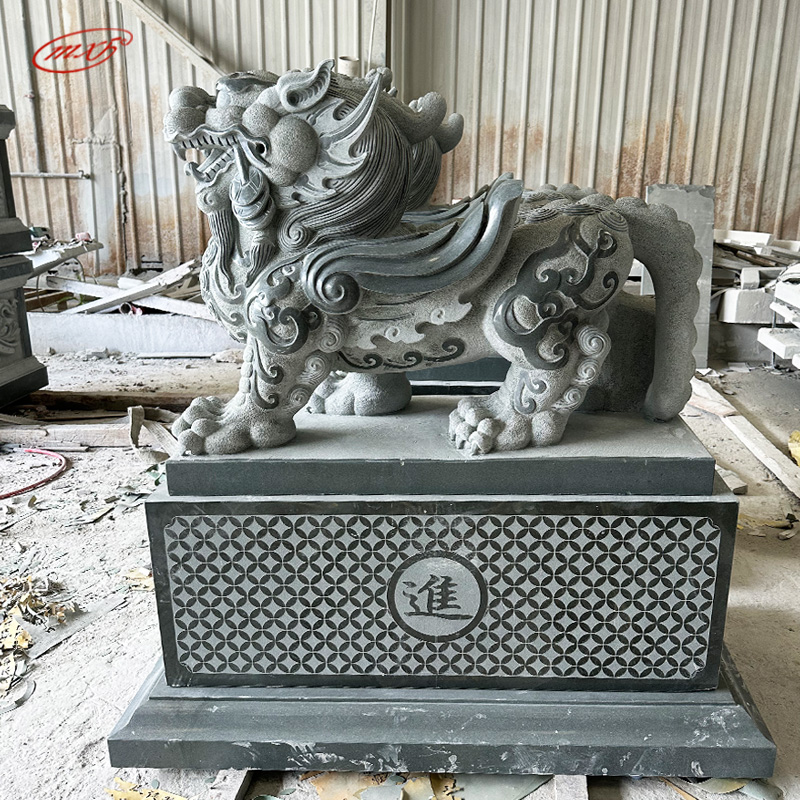 石雕貔貅汉白玉貔貅麒麟酒店公司门口摆放动物景观雕塑看门神兽| 福建