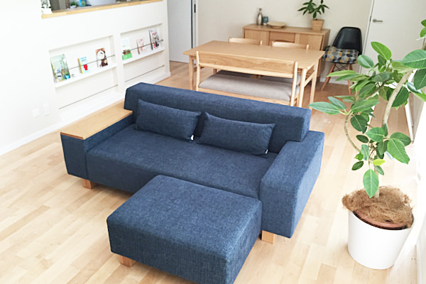 BRICK 2.5人掛け + BRICK スツールラージ | お客様の声 | ソファ専門店