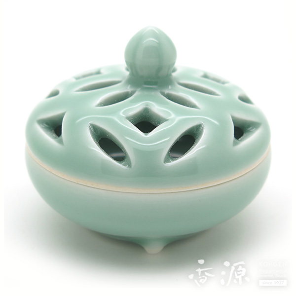 香炉 有田焼 青磁七宝 豆の通販 - お香専門店香源